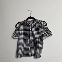 LOVE RABBY 半袖オフショルダーシャツ