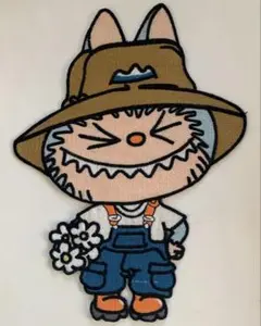 大サイズ　キャラクター　刺繍ワッペン