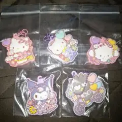 サンリオ　ぷっくりラバーマスコット　5点セット