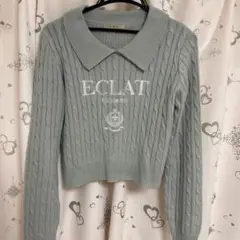 Emsexcite 長袖 ロゴ ニット