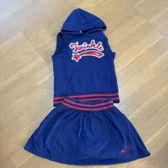 ALGY フード付きベストとスカートセット