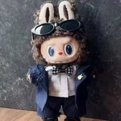 新品　ラブブ　服　lububu 17cm ブラック　フォーマル　タキシード