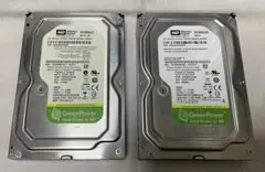 WD5000AVCS WD5000AURD 500GB HDD 2セット