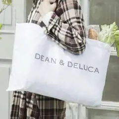DEAN & DELUCA　超BIG 2way エコバッグ　白　未使用品