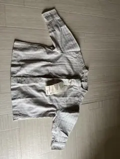無印良品オーガニックコットン ストライプ シャツ 90
