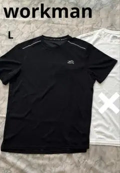 workman メンズ半袖Tシャツ　L 黒