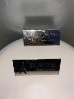PORTER 非売品金属プレート小2台セット
