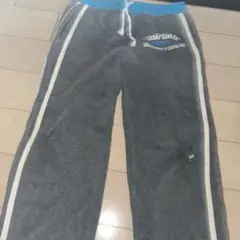NEW UNIV グレー ストライプパンツ