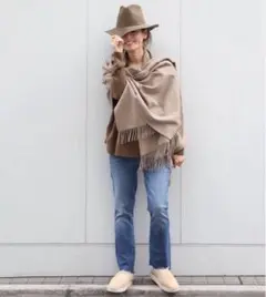 美品♡DeuxiemeClasse♡アロンピ カシミヤ大判ストール
