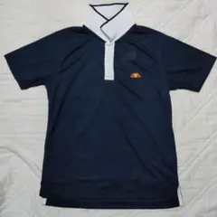 ellesse 半袖ポロシャツ ネイビー Sメンズ 速乾性