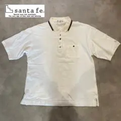 ↓値下げ中↓【santafe】状態良好！デザインポロシャツ オーバーサイズ