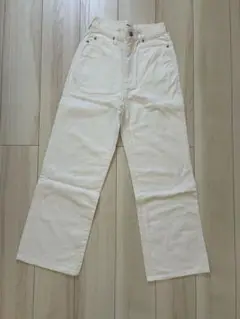 WEGO ストレートデニム 白