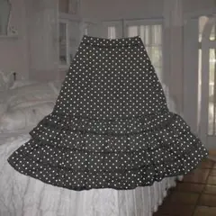 森ガール フェアリーコア y2k 女児服 姫カジ 00s ドット柄 フリル