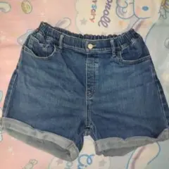 UNIQLO KIDS デニムショートパンツ 150サイズ