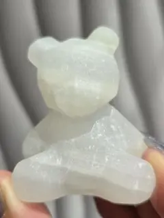アフガニスタンジェイド カクカクくまカービング