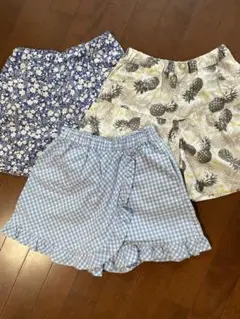 マザウェイズ他 キュロット3着セット 140〜150