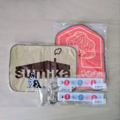 sumika ATTiC ROOM　ハンカチ＆スマホストラップ 4点セット
