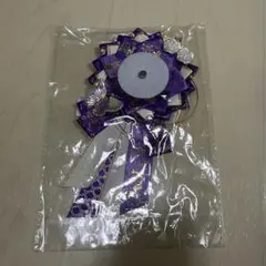 痛ロゼット　紫 推し活　オタ活　缶バッジアニメ　アクスタ　パープル