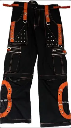 TRIPP NYC ステップチェーンパンツ オレン ジ