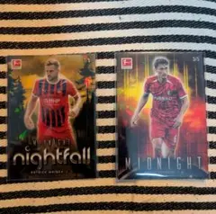 【5シリ】topps bundesliga midnight カード2枚セット