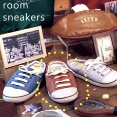 ルームシューズ スリッパ 部屋履き おしゃれ ルームスニーカー レッド