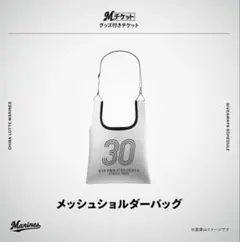 千葉ロッテマリーンズ メッシュショルダーバック