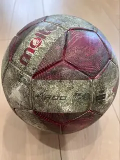 molten F3000 サッカーボール 5号球 グレー/赤 4900