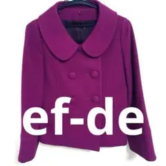 ef-de コート　ジャケット ショート丈 　2way