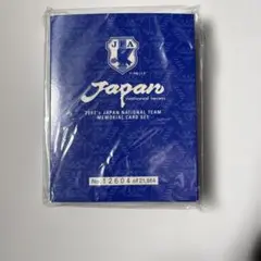 サッカー 2002年 日本代表 メモリアルカード　カルビー 未使用