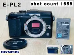 ショット数1,658回 OLYMPUS オリンパス PEN E-PL2 ブラック