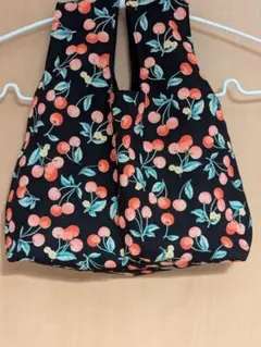 チェリー柄エコバッグ&まん丸巾着付き★