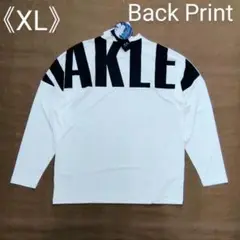 [新品] OAKLEY オークリー ロンT 長袖Tシャツ バックプリント XL