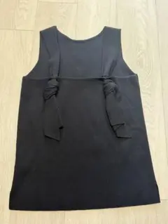 一度のみ着milaowenミラノリブノースリーブ背中開きFRAY IDIENA