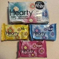 Hearty クレイ粘土　4色セット