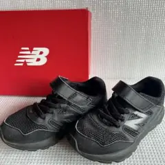 New Balance キッズスニーカー 18cm ブラック