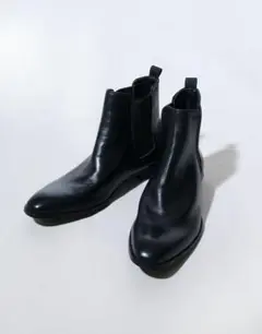 【MBハイエンド】名作本革ヒールブーツMレザーサイドゴアブーツ限定販売品26.5 MBハイエンド】名作本革ヒールブーツMレザーサイドゴアブーツ
