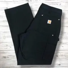 Carhartt デニムパンツ ポイントロゴ 黒 W36×L32 1044