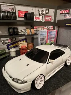 ヨコモドリフトボディー34スカイライン 1/10 gtr GT-RスカイラインBNR34 rc pcドリフトボディシェル完全