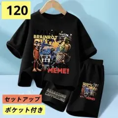 トゥントゥントゥンサフール　イタリアンブレインロット　キッズTシャツ　120新