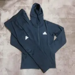 adidas フルZIPフーディジャケット&パンツ ジャージ 上下セット メンズ