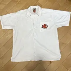 ピラニアジョー 南米古着 シャツ　L アイボリー