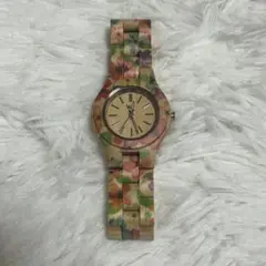 WEWOOD ウィーウッド　腕時計 花柄　レディース