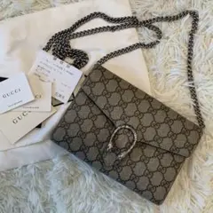 極美品✨ グッチ ディオニュソス GGスプリーム チェーンウォレット