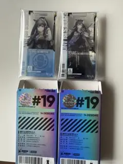 アークナイツ　明日方舟 テキサス　通行認証昇進前と昇進後セット
