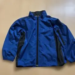 adidas 青 ナイロンジャケット 100cm
