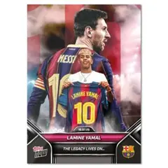 topps now メッシ ヤマル バルセロナ