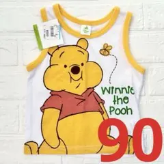 西松屋 ディズニー くまのプーさん タンクトップ ノースリーブ サイズ90