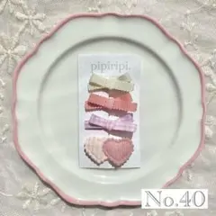 【No.40】ヘアクリップ♡ヘアピン♡子供♡キッズ♡赤ちゃん♡ベビー♡ 4個