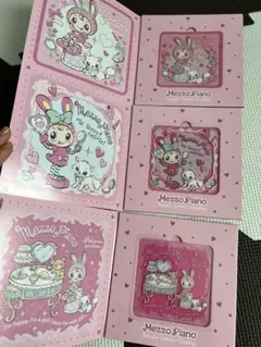 メゾピアノ mezzo piano アクリルコースターディスプレイ ガチャ 3種