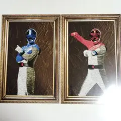 ブンレッド ブンブルー ブンブンジャー 全スーパー戦隊展 ビジュアルカード